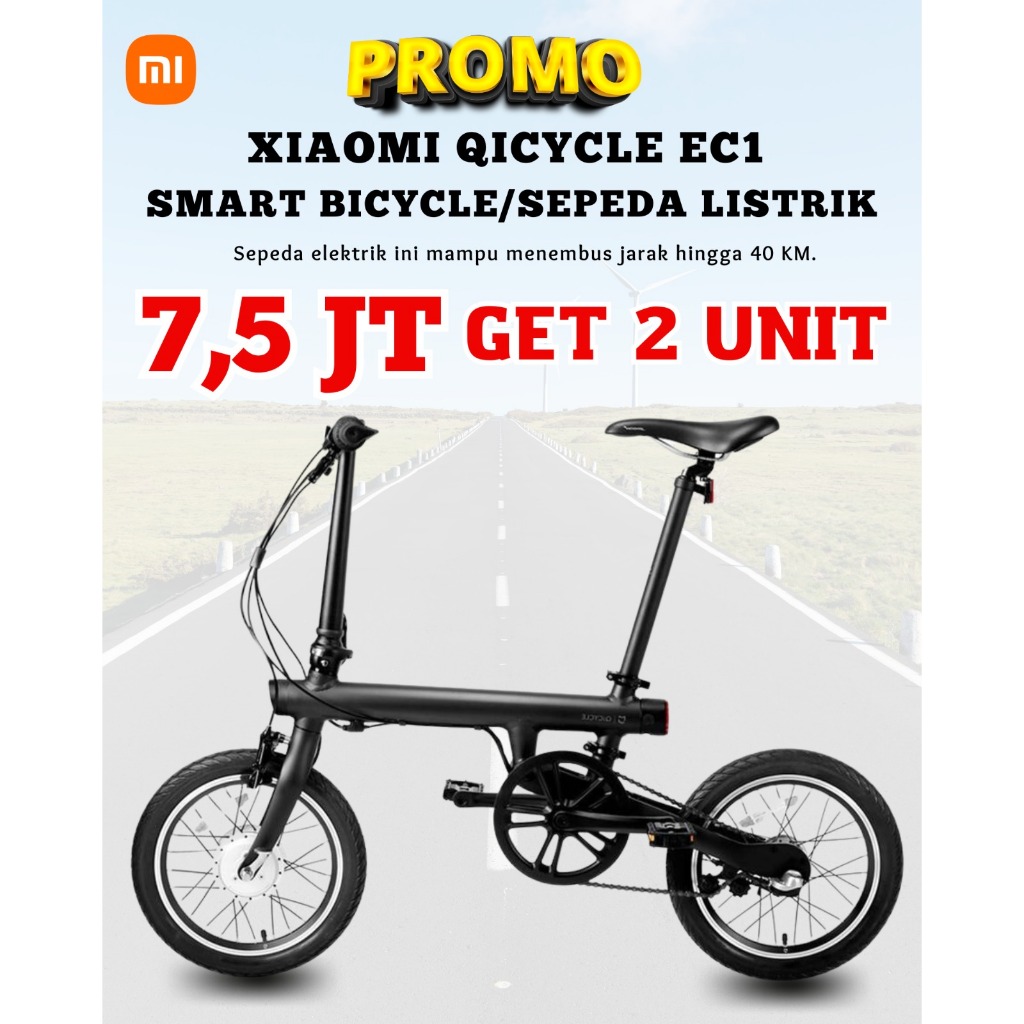 Jual PROMO Sepeda Listrik Xiaomi Qicycle EC1 Smart Bike Moped 20