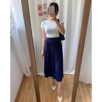 Rok Plisket Wanita 7 8 Rok Plisket Wanita Mayung