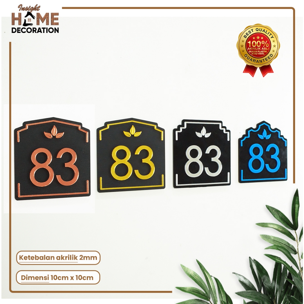 Jual Insight Nomor Kamar Kos Nomor Pintu Nomor Kamar Shopee