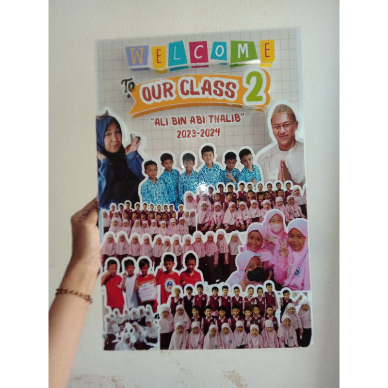 Jual welcome our class (32x48cm) / Our Feeling Class | Shopee Indonesia