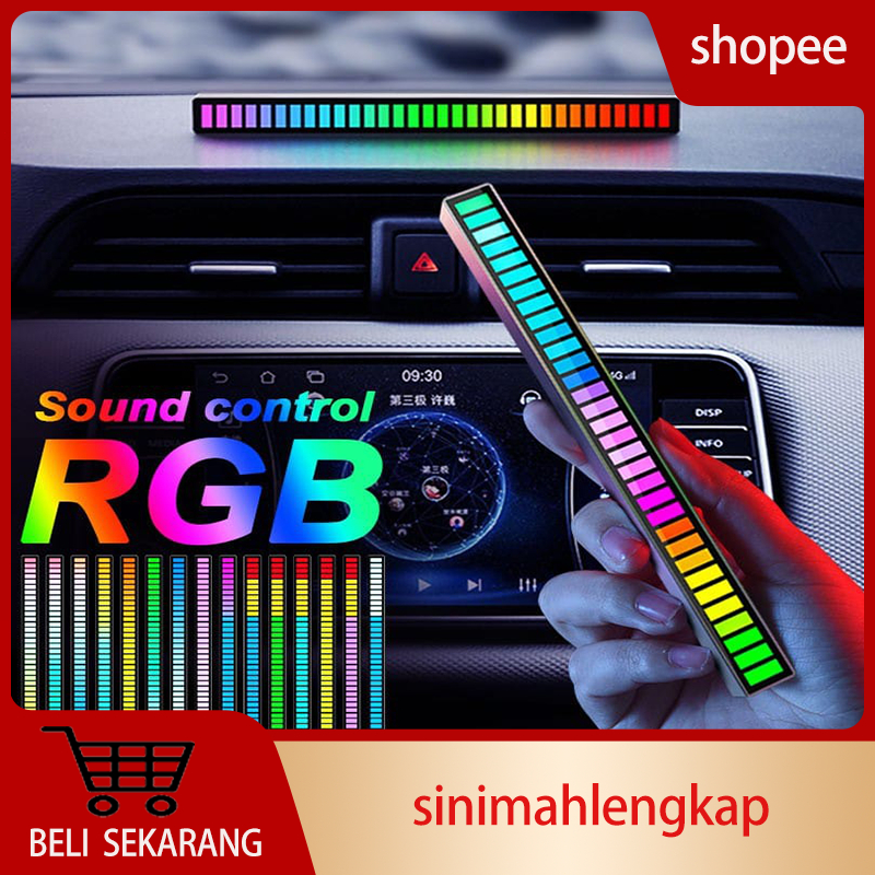 Jual Lampu RGB Musik RGB Bar Strip Audio Indicator Lampu RGB Strip