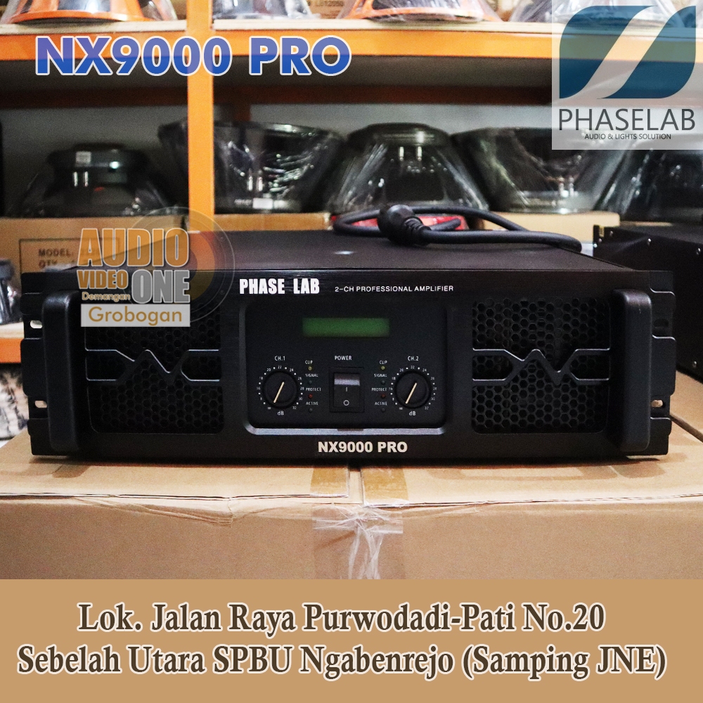 Jual Power Phase Lab NX9000 PRO Class TD Power Amplifier Badak Generasi