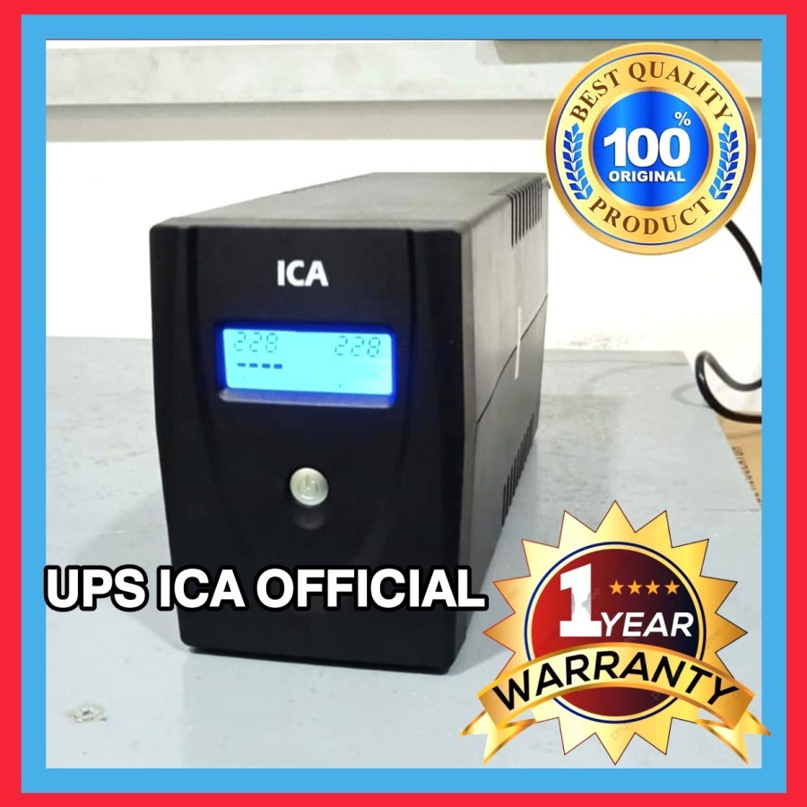 Jual UPS ICA CE600D CE 600D 600VA 300W With Digital Display | Shopee ...
