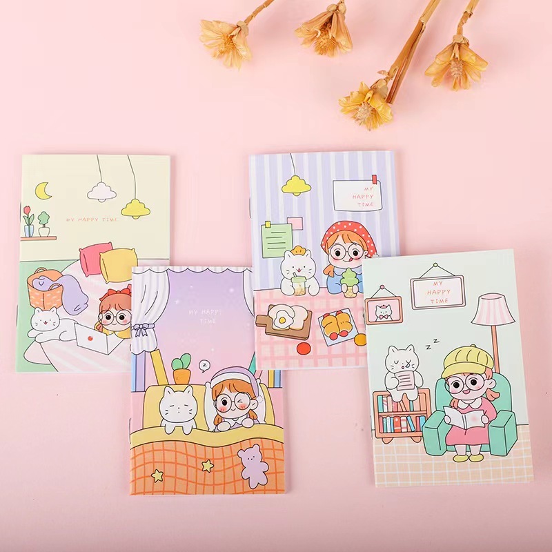 Jual VOOVA Buku Tulis Mini/ Buku Motif Kartun/ Note Book Mini Cartoon ...