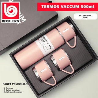 Termos Sultan Vacuum Flask Set Thermos Set 3in1 SUS304 Stainless Steel Bisa  Panas Dingin Anti Korosi Cangkir Set