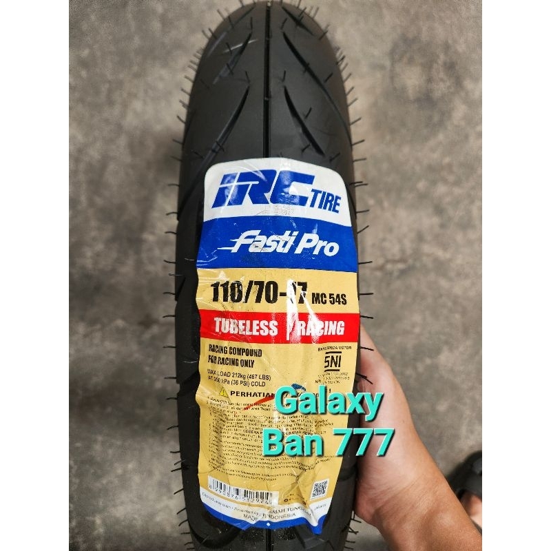 Jual Ban IRC Fasti Pro 110/70-17 Tubeless Soft Compound | Shopee Indonesia