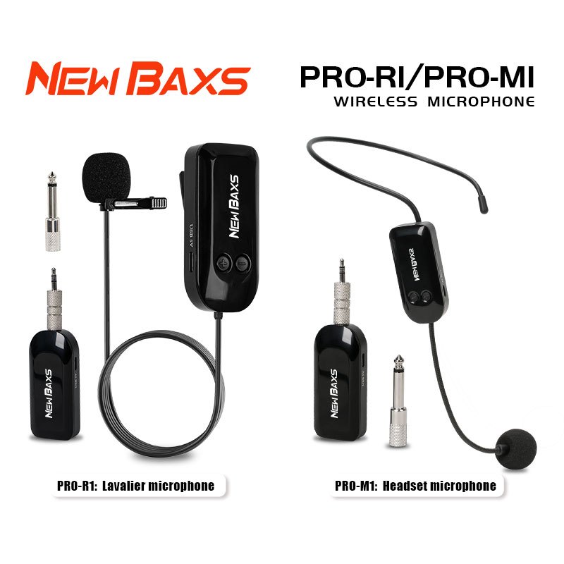 Jual NEW BAXS PROM1 / PROR1 Audio Headset wireless universal