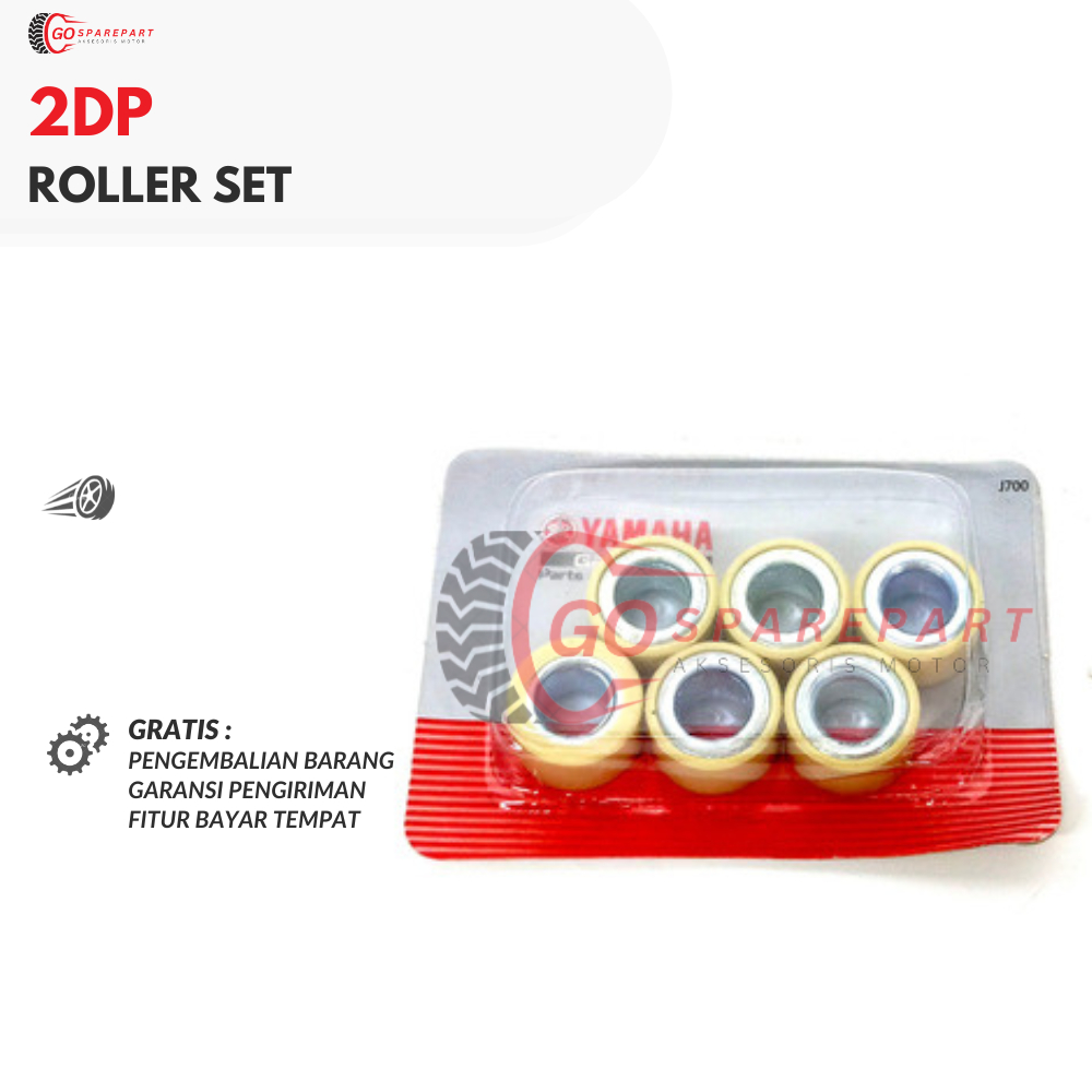 Jual (YAMAHA) ROLLER SET 2DP NMAX / AEROX / LEXI / ROLLER SET WEIGHT ...