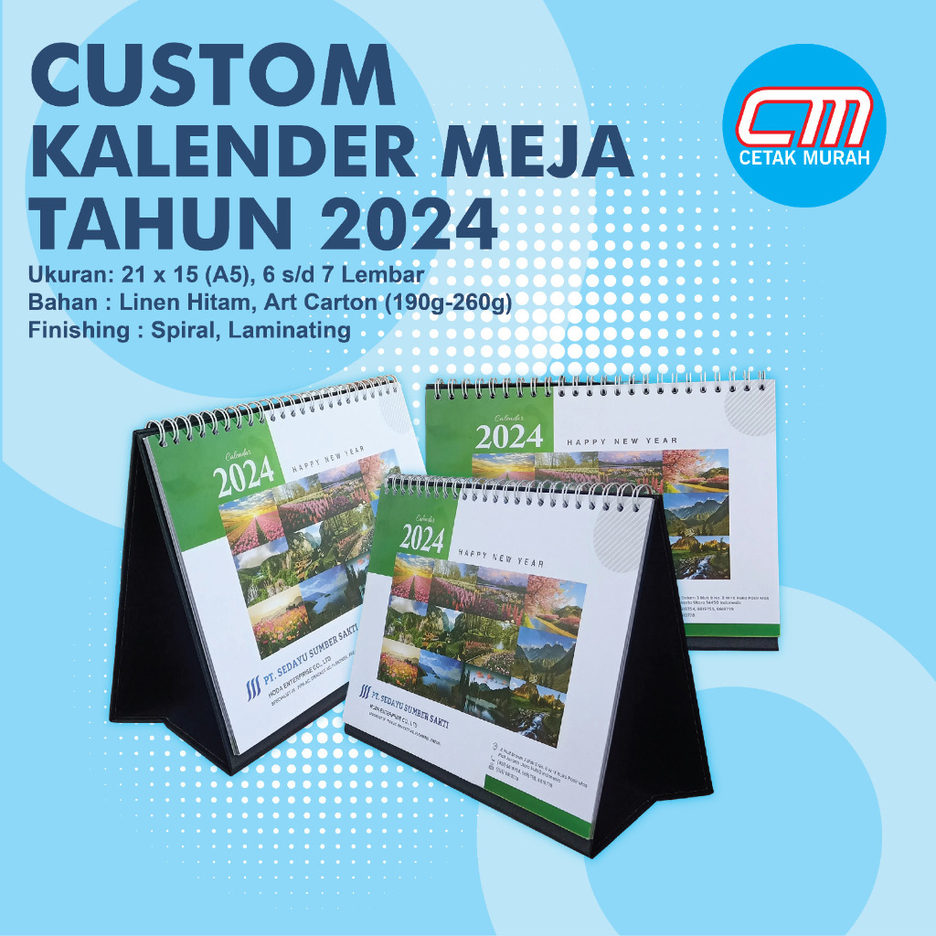 Jual Kalender Meja 2024 Bebas Desain | Shopee Indonesia