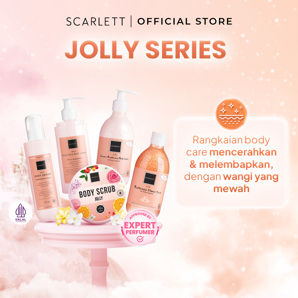 Jual Scarlett Whitening Jolly Series Paket Body Care Scarlett Lengkap