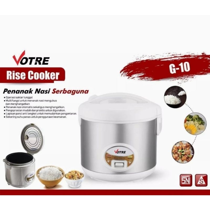 Jual RICE COOKER MAGIC COM KECIL 1 LITER VOTRE G10 | Shopee Indonesia