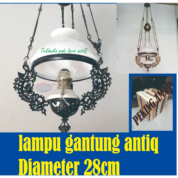 Jual Lampu Gantung Antik 28cm,lampu Betawi,lampu Jawa ,lampu Hias ...