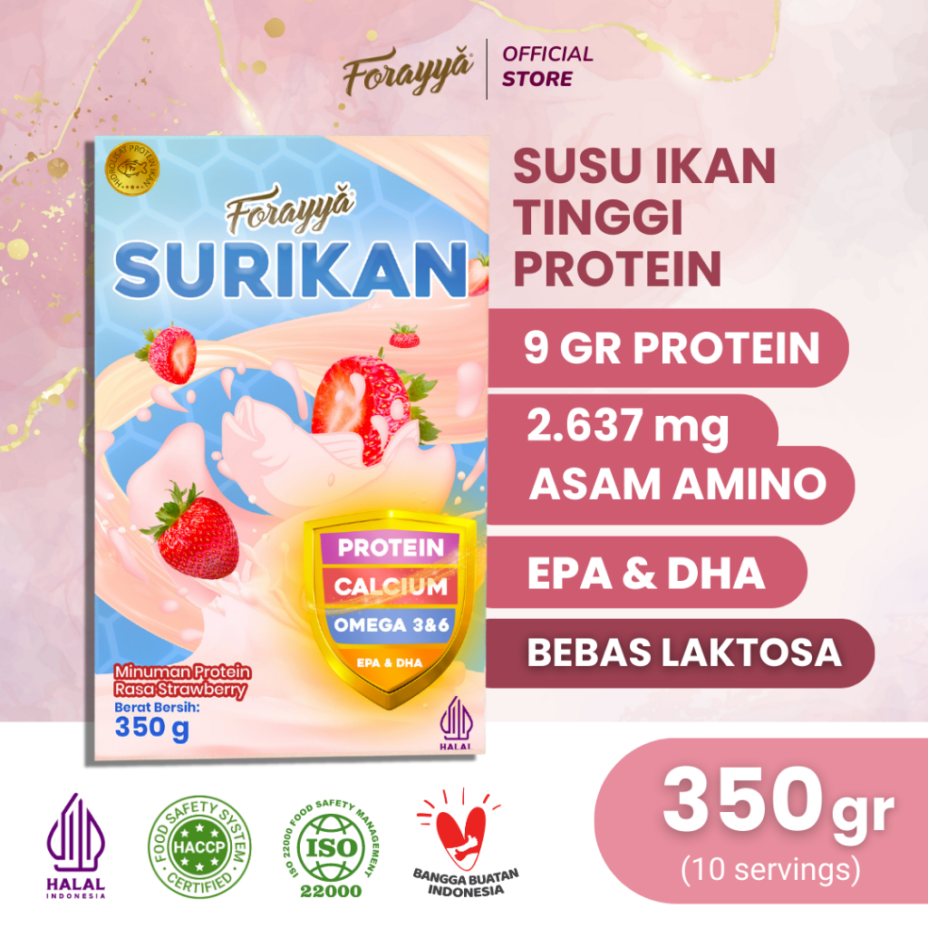 Jual SUSU IKAN TINGGI PROTEIN Surikan UNTUK KECERDASAN LACTOSE FREE ...