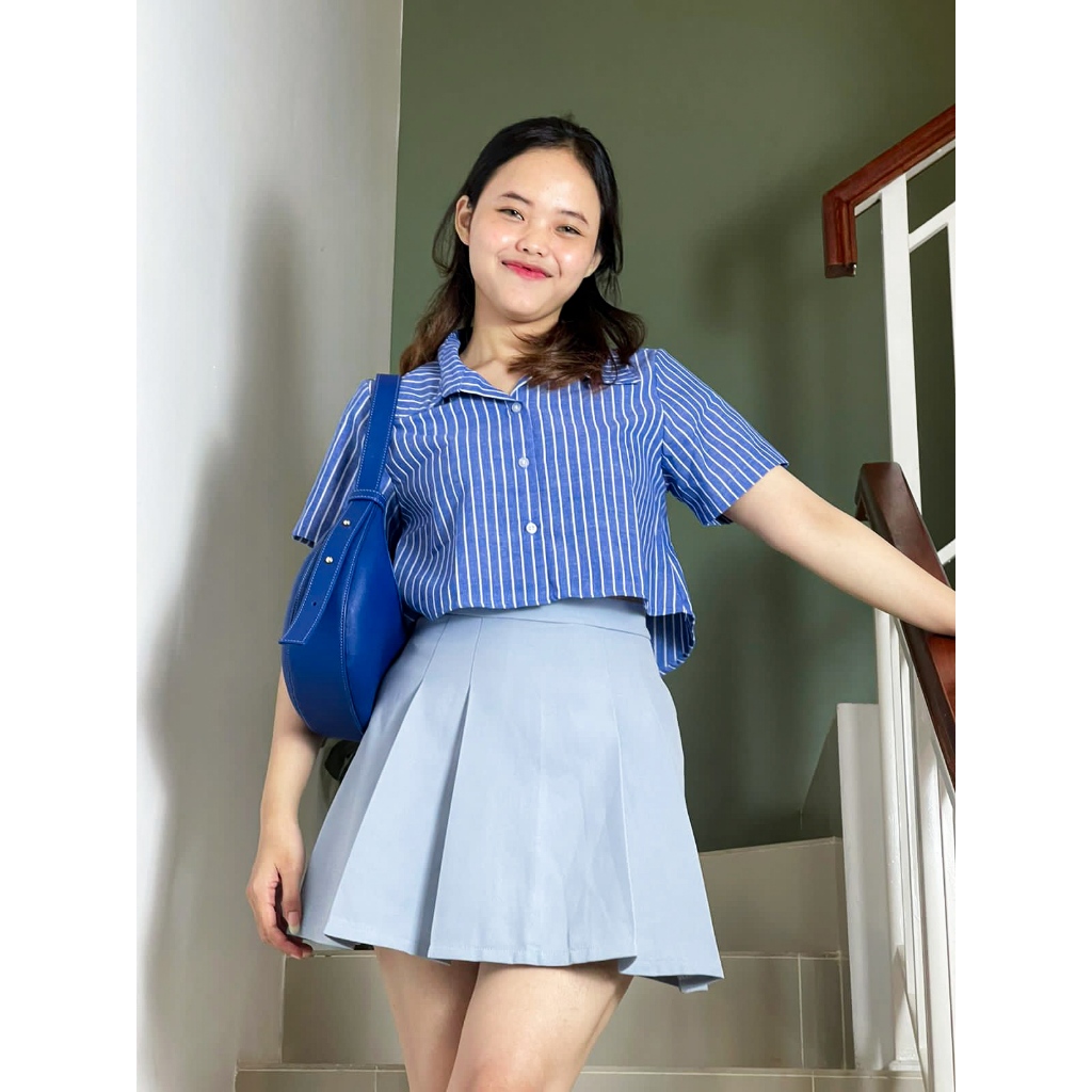 Jual CROP TOP CLAON KEMEJA PREMIUM NEW COLLECTION BY ANETTE WEAR ...