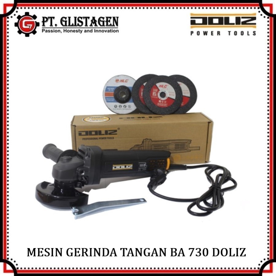 Jual Mesin Gerinda Tangan Angle Grinder Inch Doliz Ba Shopee