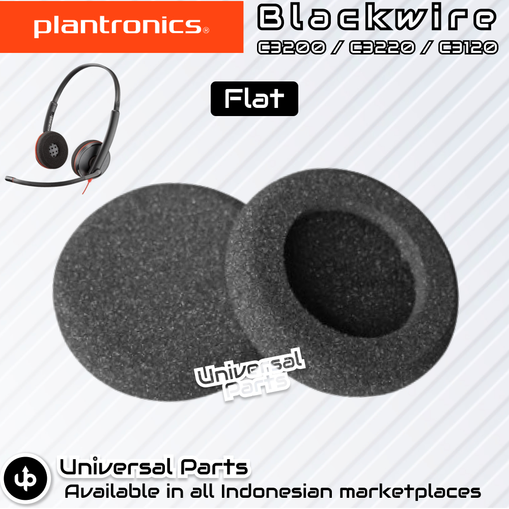 Jual Busa Foam Plantronics Blackwire C3200 / C3220 / C3120 Spons Earpad ...