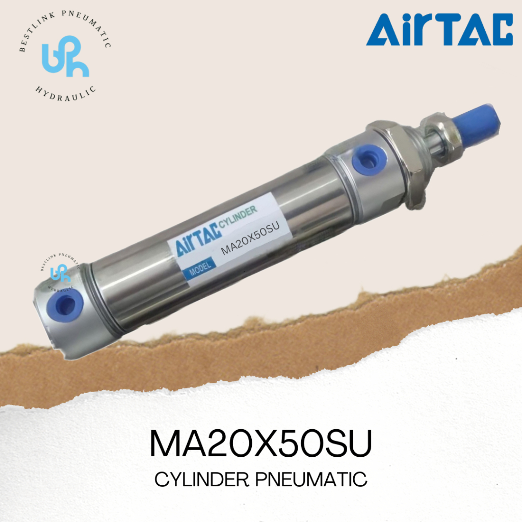 Jual MA20X50 AIRTAC MA20X50SU / MA20X50-SU MINI CYLINDER PNEUMATIC ...