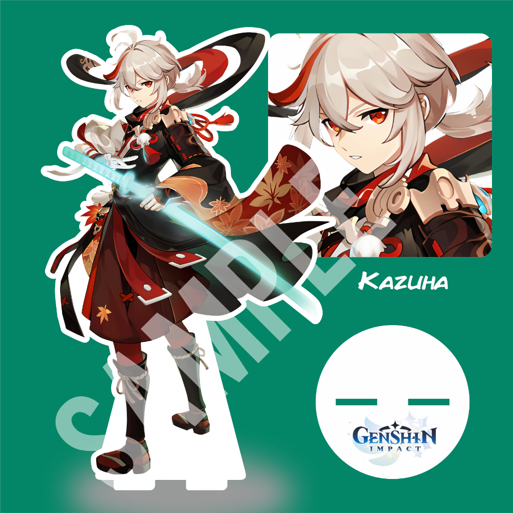 Jual GI INAZUMA Akrilik Standee Aether Ayaka Ayato Gorou Itto Kazuha ...