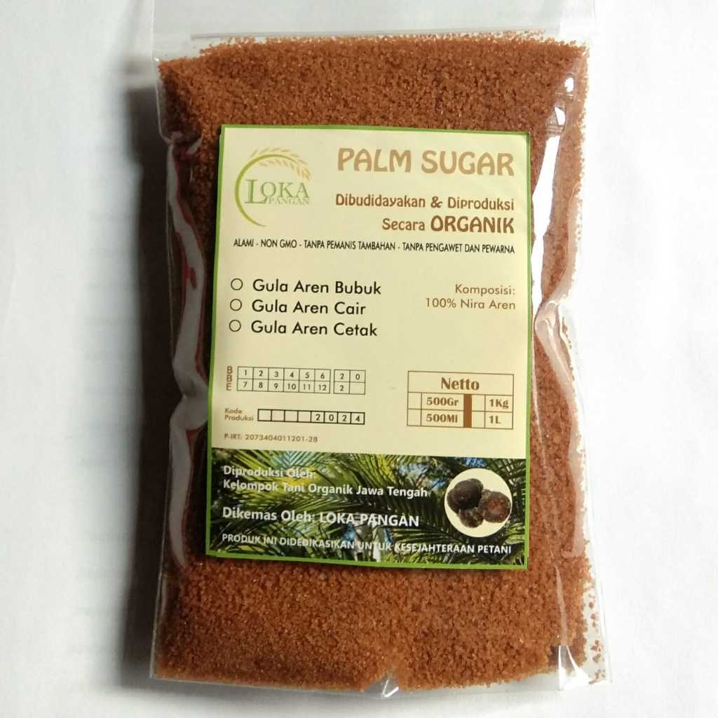 Jual Gula Aren Bubuk Organik Palm Sugar Gula Semut Arenga Sugar