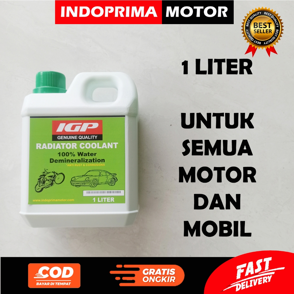 Jual IGP RADIATOR COOLANT HIJAU. AIR PENDINGIN RADIATOR 1 LITER ...