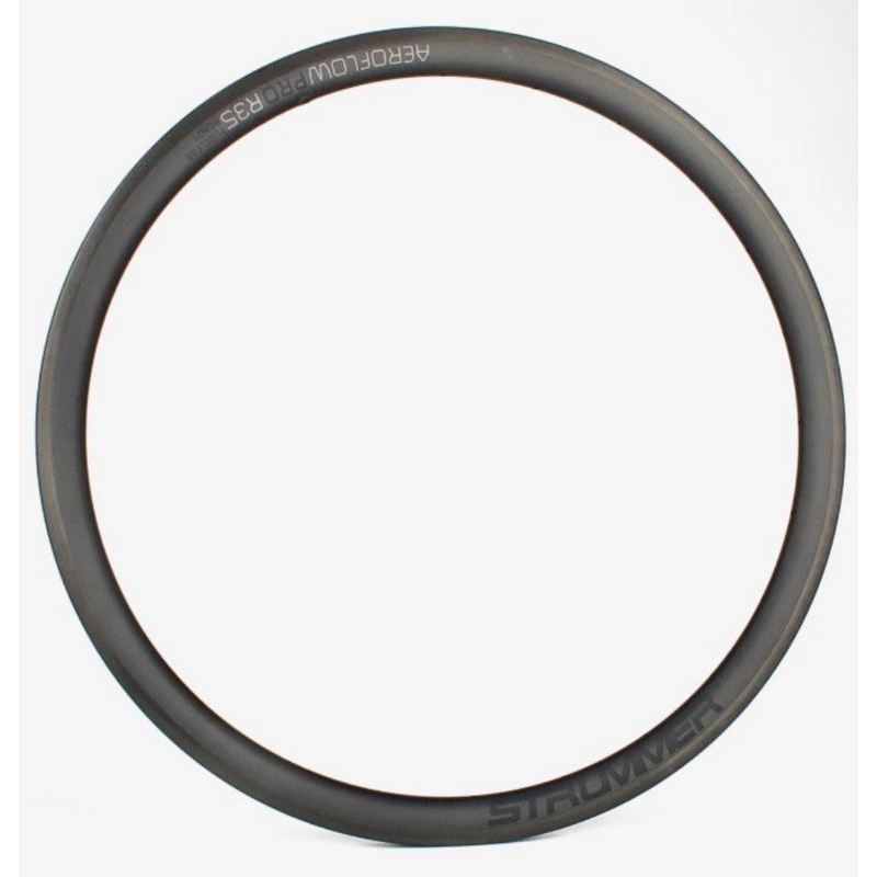 Jual Rims Velg Rim 700c Strummer Aeroflow Pro R35 Carbon 24H 35 mm ...