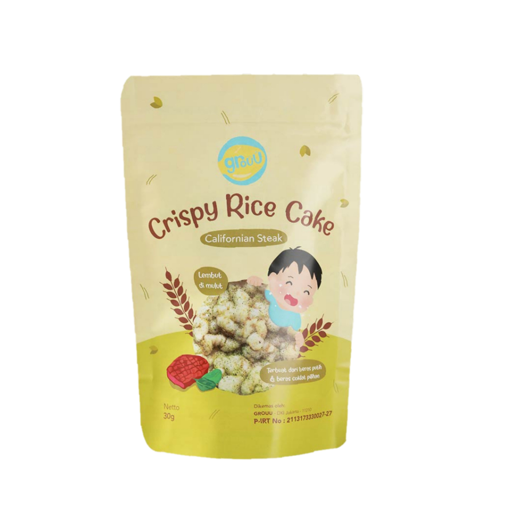 Jual Grouu Crispy Rice Cake Cemilan Anak 6m+ 30g | Shopee Indonesia