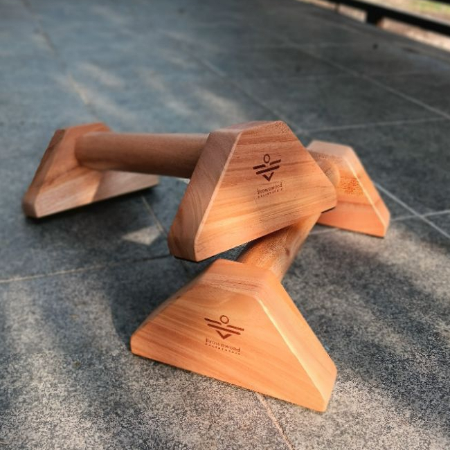 Jual Mini Wooden Parallettes Parallette Bar Push up bar Shopee Indonesia