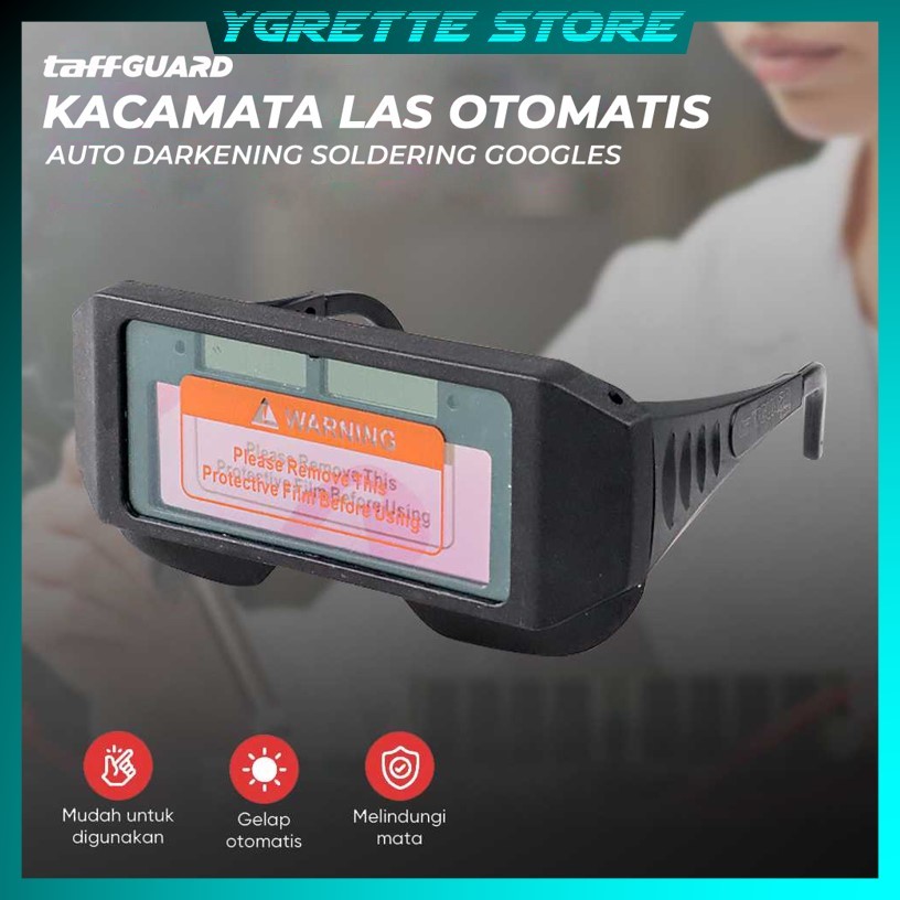 Jual YGRETTE TaffGUARD Kacamata Las Otomatis Auto Darkening Soldering