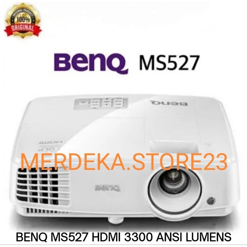 Jual PROJECTOR BENQ MS527 MS-527 MS 527 HDMI 3300 ANSI LUMENS DLP