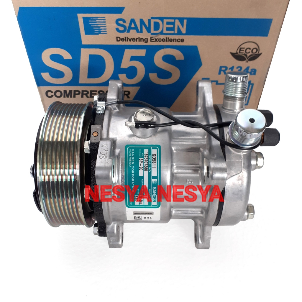 Jual Compressor Compresor Kompressor Kompresor AC Mobil SANDEN SD5S11 ...