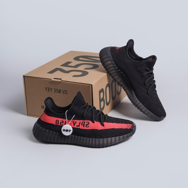 Jual Yeezy Boost 350 V2 Core Black Red Shopee Indonesia