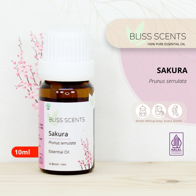 Jual Bliss Sakura / Cherry Blossom Essential Oil 100 Murni Therapeutic