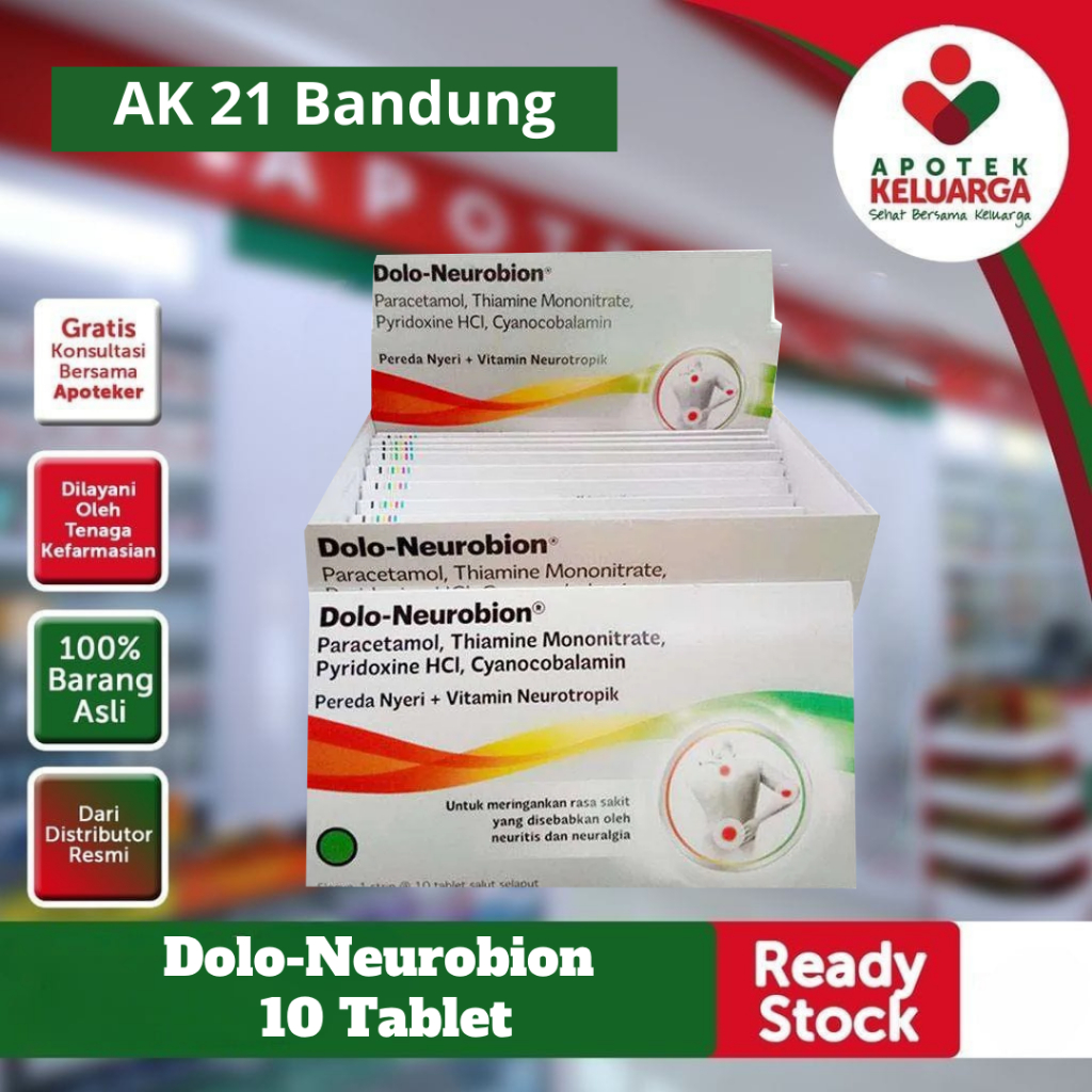 Jual Dolo Neurobion 10 Tablet / Mengurangi Rasa Nyeri Yang Disebabkan ...