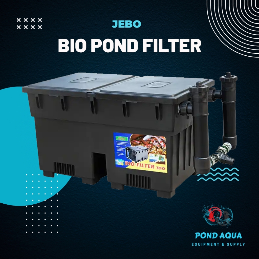 Jual Jebo Bio Filter 100-I With UV 24 Watt Ultraviolet Pond Filter Koi ...