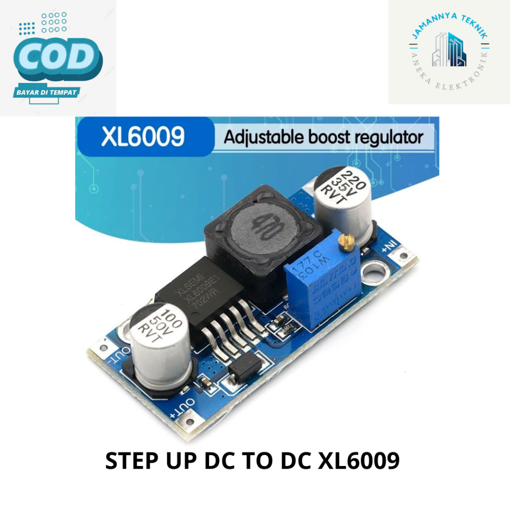 Jual Step Up Dc To Dc Xl Adjustable Step Up Power Supply Module Shopee Indonesia