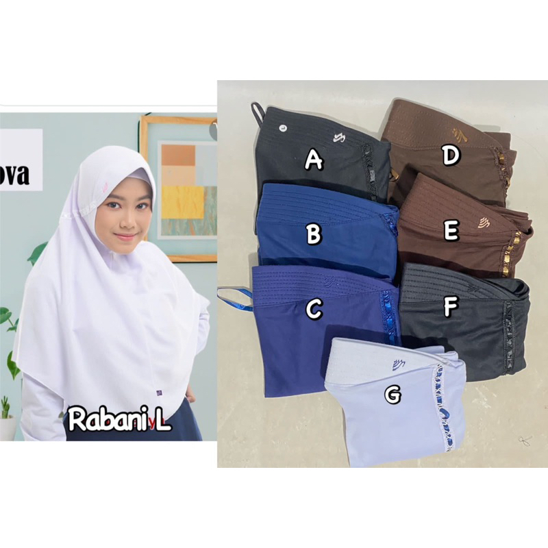 Jual HIJAB SEKOLAH RABBANI / hijab ANAK SEKOLAH/RABANNI ORI | Shopee ...
