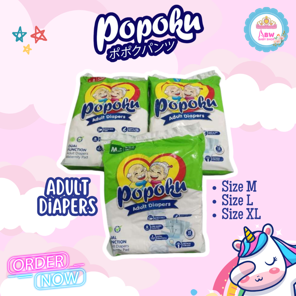 Jual Popoku Popok Dewasa Adult Diapers Tipe Perekat Isi 2 Pcs Shopee Indonesia