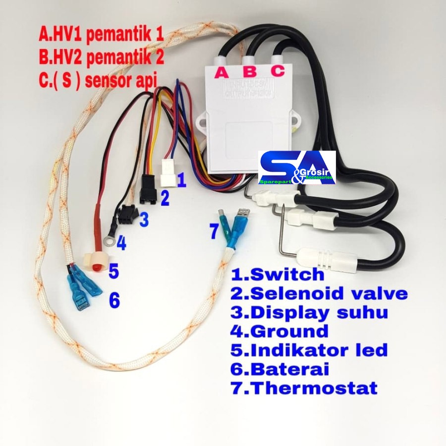 Jual Pemantik Water Heater Gas Modul Pematik Pemanas Air Pulse Ignition Pemanas Shopee Indonesia