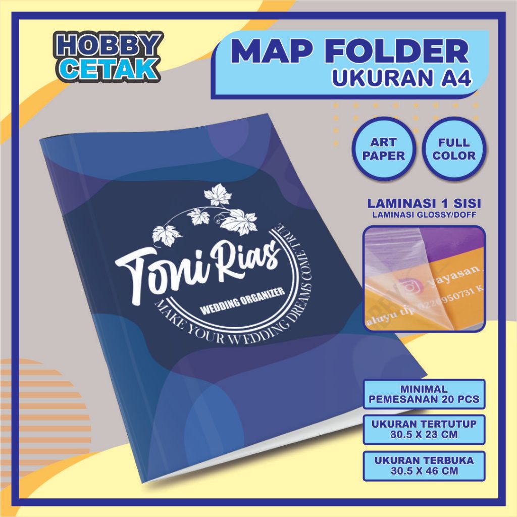 Jual Cetak Map Folder Custom Shopee Indonesia