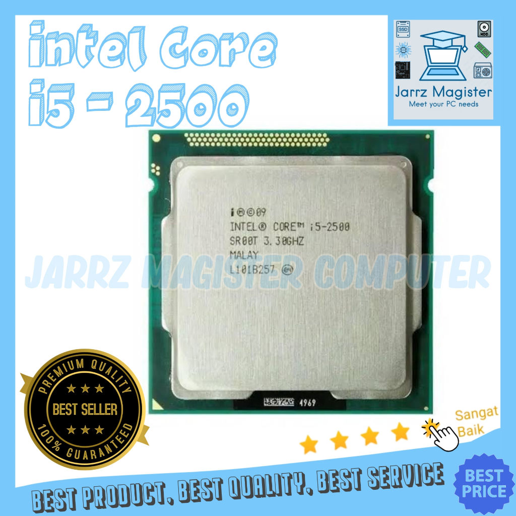 Jual Processor Intel core i5 2500 soket 1155 | Processor i5 Gen 2 LGA ...