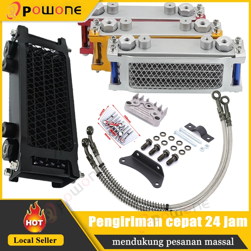 Jual Universal Motorcycle Oil Cooler Pocket Bike Engine Stroke ...