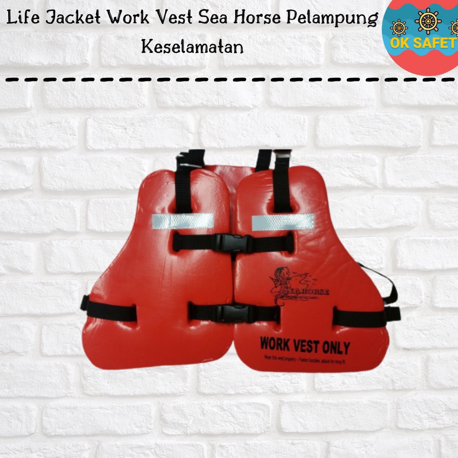 Jual Harga Murah Life Jacket Work Vest Sea Horse Pelampung Keselamatan
