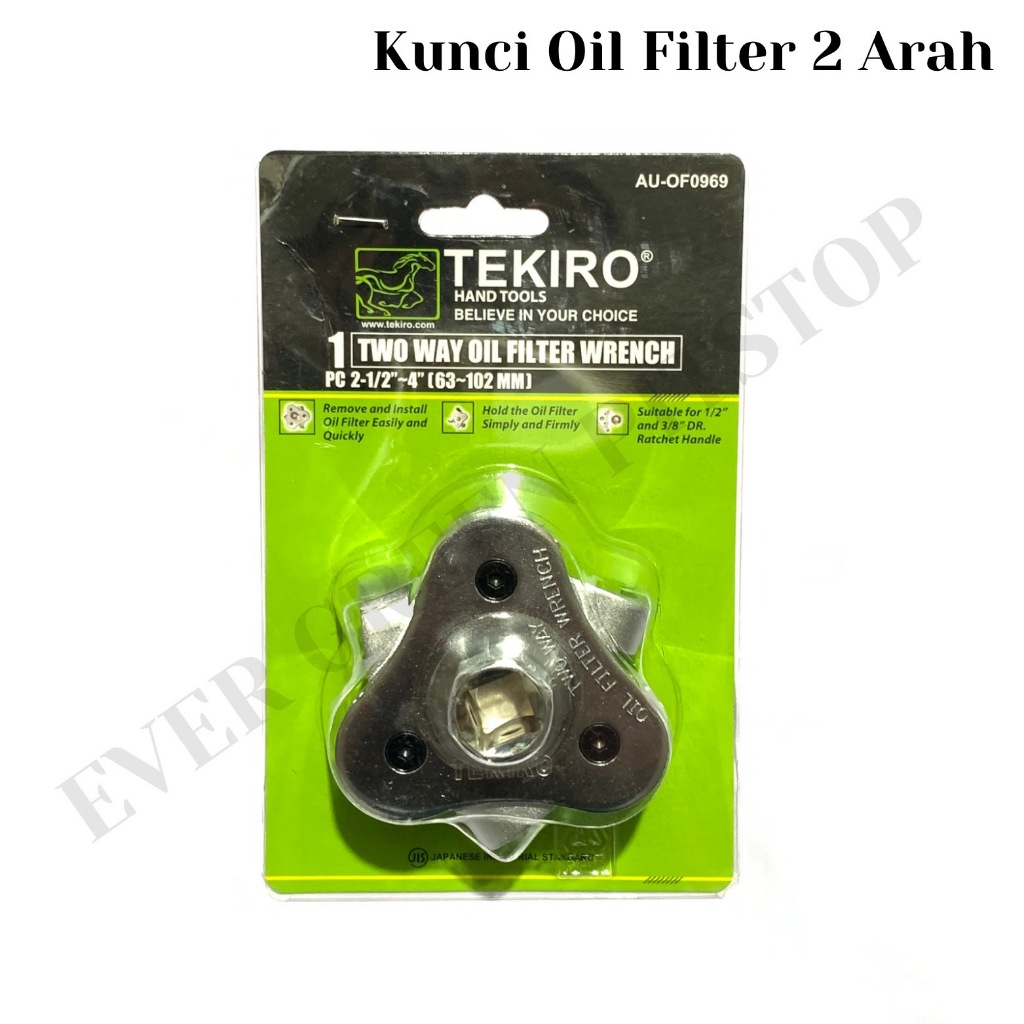 Jual Tekiro Kunci Pembuka Filter Oli Way Oil Filter Wrench Shock L Arah Mesin Bor Tangan Two