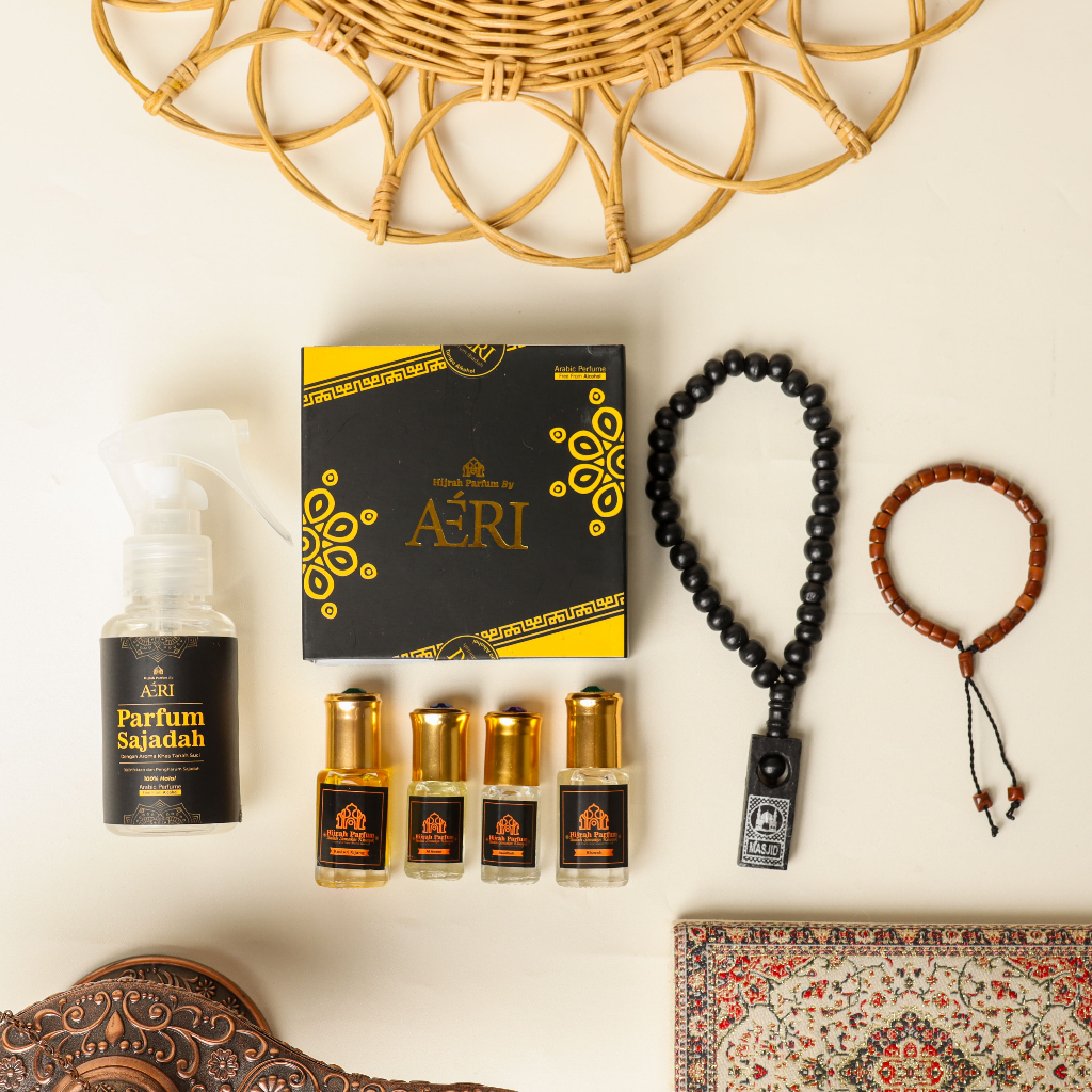 Jual Hijrah Parfum by Aeri Paket Parfum Arab Sholat / Ibadah (kasturi