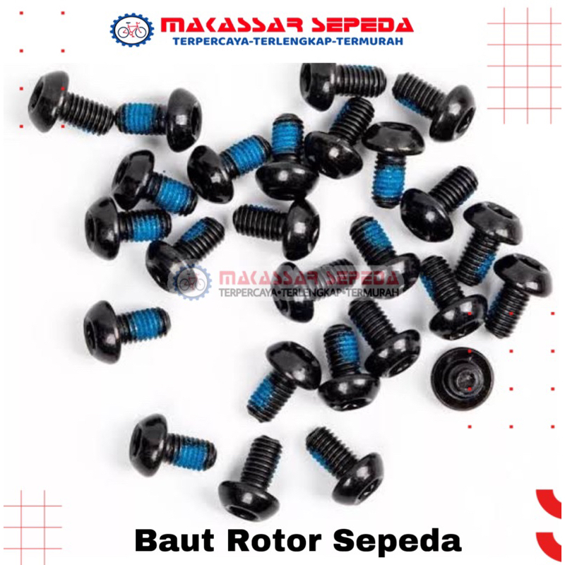 Jual Baut Rotor Sepeda Baut Cakram Sepeda Rotor Bolt Piringan Sepeda ...