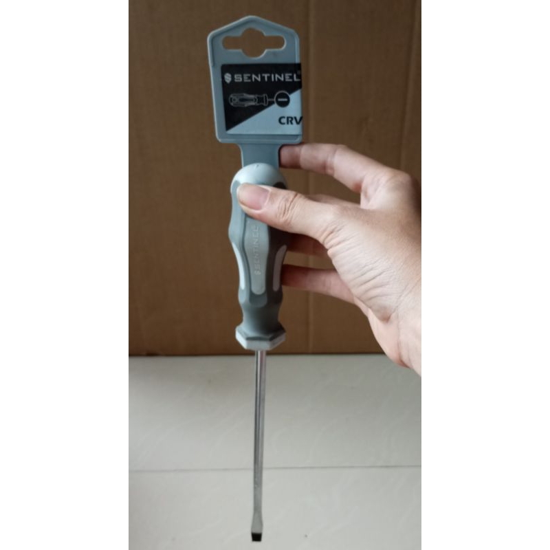 Jual SENTINEL OBENG GAGANG TPR 6×150MM 6 INCH OBENG MINUS 6 INCH ...