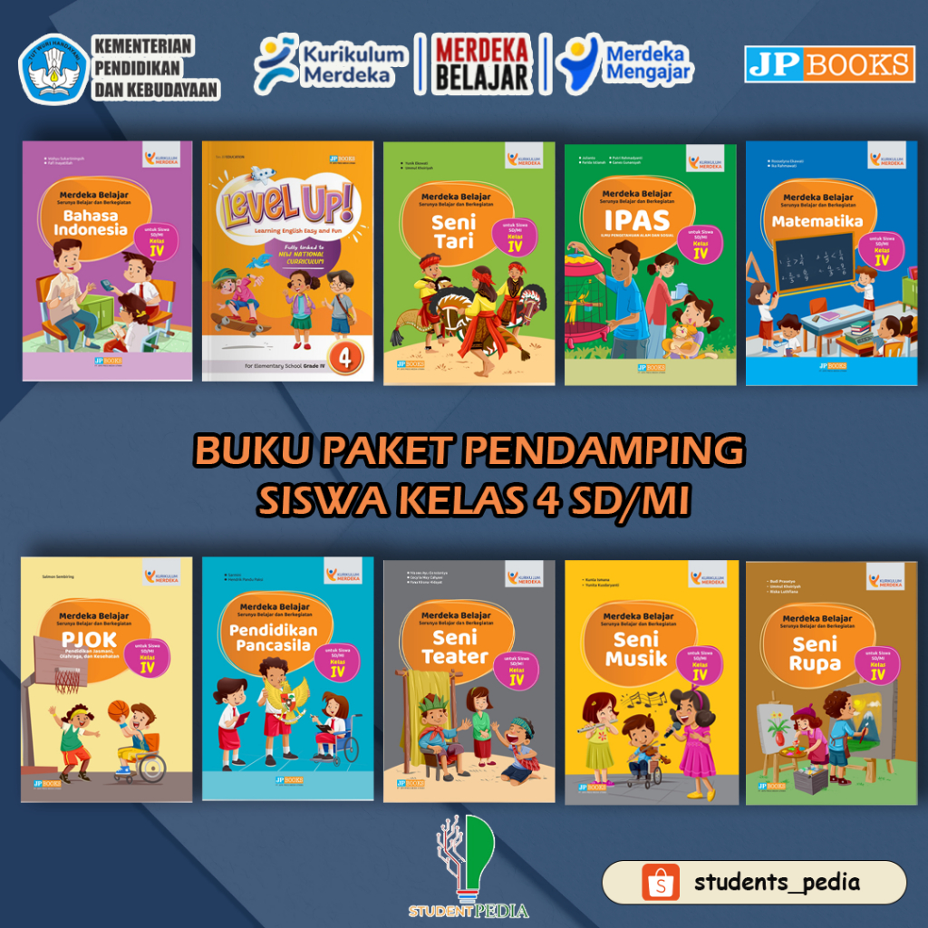 Jual Student Pedia - Buku Paket Pendamping Siswa Untuk Kelas 4 SD/MI JP ...