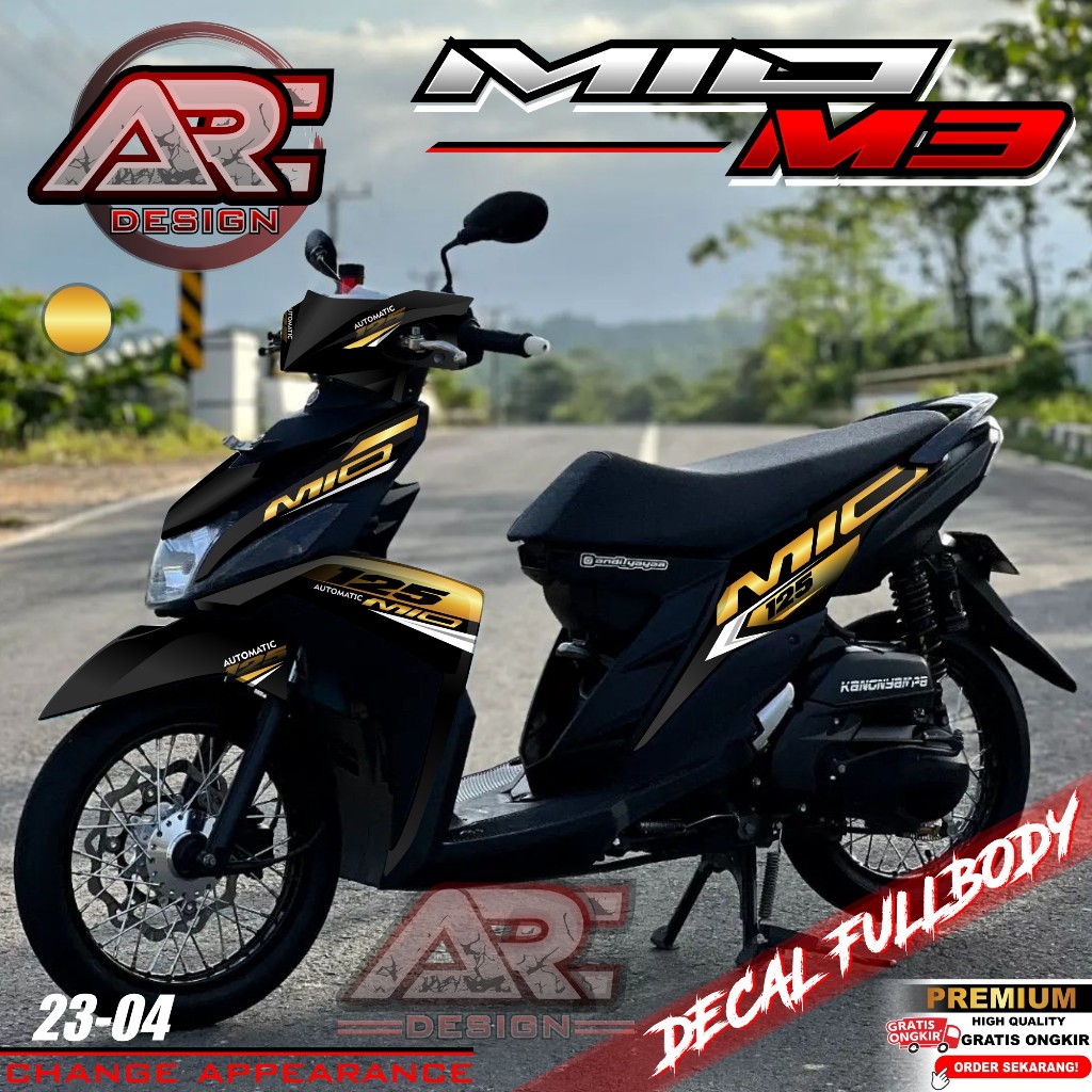 Jual (COD) TERBARU Decal Sticker Yamaha Mio M3 125 Full body - Stiker
