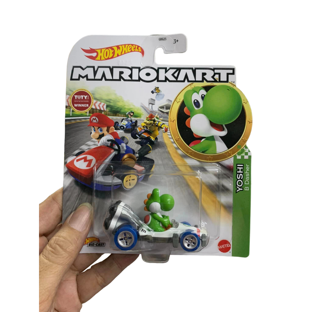 Jual Hotwheels Mario Kart Yoshi B Dasher | Shopee Indonesia