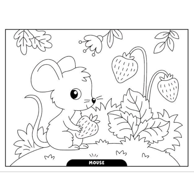Jual Lembar Mewarnai Anak TK Paud | Media Mewarnai Anak Hvs 75 gsm